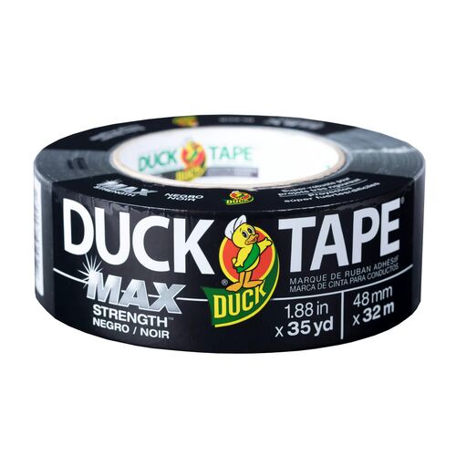 Max Strength Duct Tape in Black - 1.88" x 35 Yards