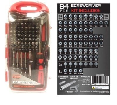 84pc Pro Screwdriver Kit
