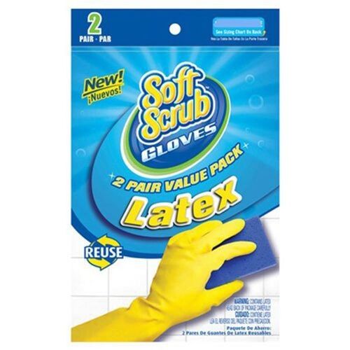 2-Pack Reusable Latex Gloves
