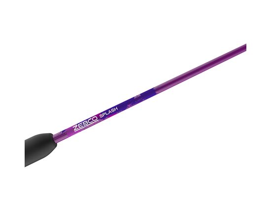 Zebco Splash Spincast Combo Rod and Reel with 10 lb Line Purple