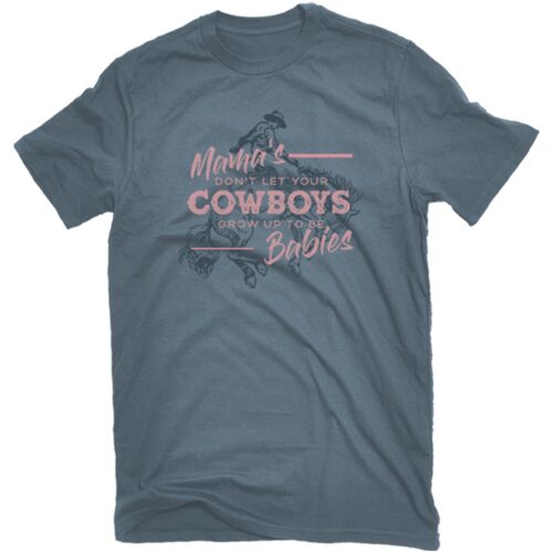 Women's Cowboy Babies T-Shirt in Slate