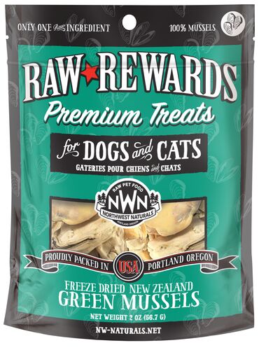 Freeze Dried Green Mussels Treat for Cats and Dogs - 2 oz
