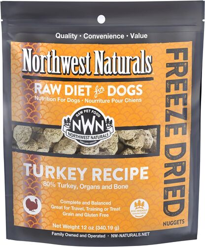 Freeze-Dried Raw Diet for Dogs in Turkey Recipe - 12 oz
