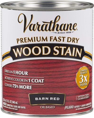 32 Ounce Barn Red Premium Fast Dry Wood Stain