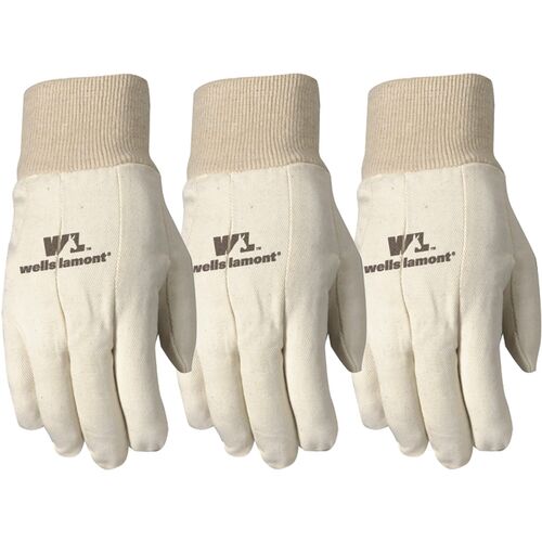 Men's 3-Pack Canvas Gloves