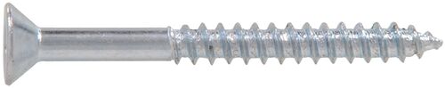 Hardware Essentials Zinc Flat Head Wood Screw 18-Pack - #12 x 1-1/4"