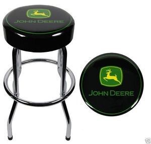 John Deere Logo Garage Stool