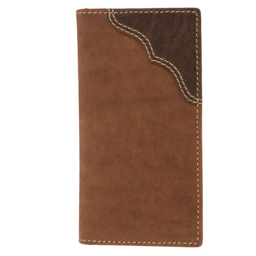 Leather Rodeo Wallet with Contrast Tab