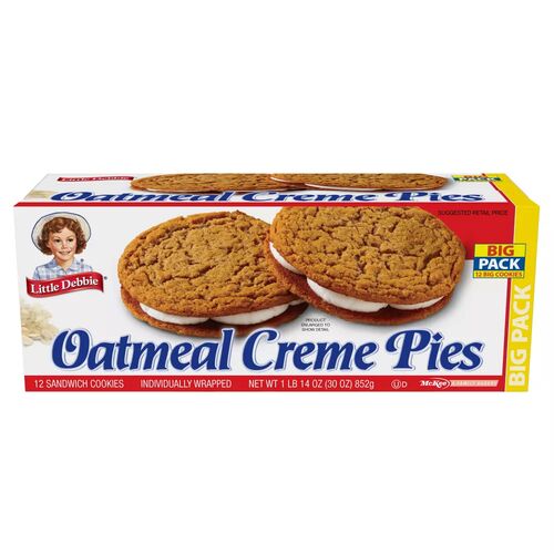 Oatmeal Creme Pies - 12 Cookies