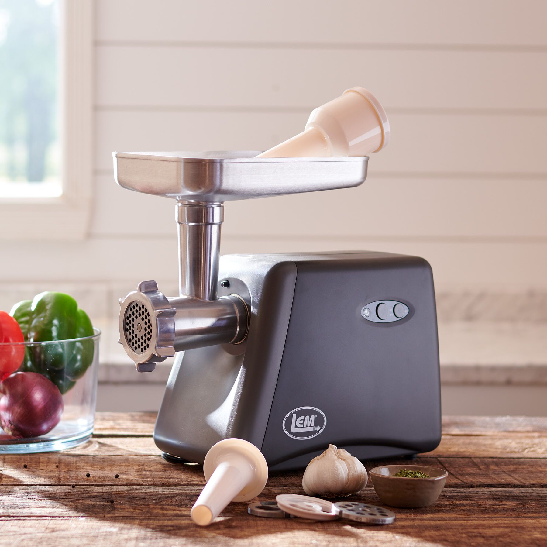 LEM 8 575 Watt Electric Countertop Meat Grinder