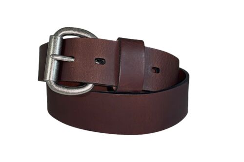 Men's 1-1/2" Non-Stitched Edge Genuine Leather Belt