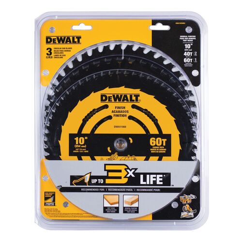 10" 40T/60T General Purpose Combo Pack