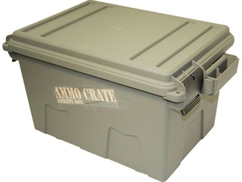 8.5" Army Green Ammo Crate Utility Box