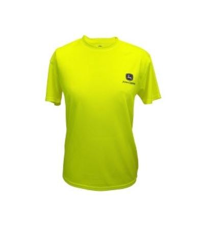 Men's Logo Hi-Viz Yellow Short Sleeve T-Shirt