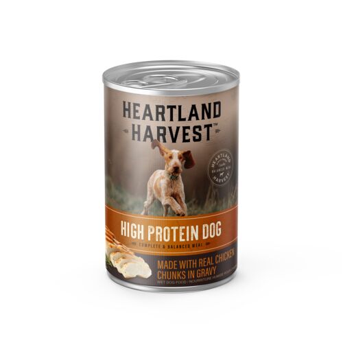 High Protein Chicken Chunks in Gravy Canned Dog Food - 14.5 oz
