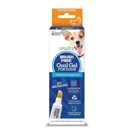 Brush Free Oral Gel for Dogs - 0.88 oz