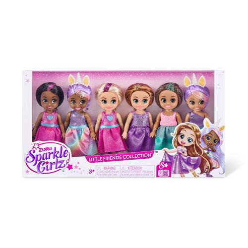 Sparkle Girlz 6 Pack Princess Dolls
