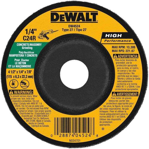 High Performance Masonry Cutting & Grinding Wheel