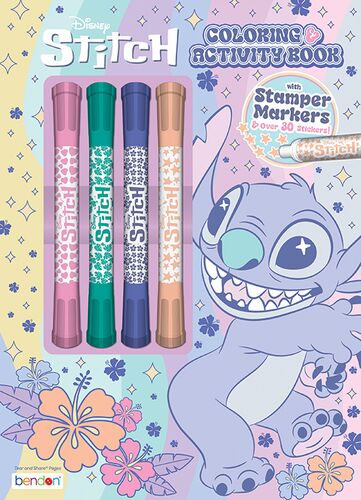 Stamper Markers Activity Color Book - Assorted