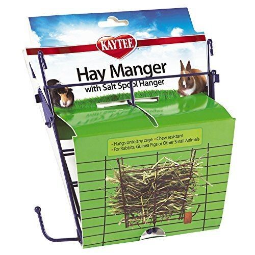 Rabbit Hay Manger Feeder w/Salt Hanger