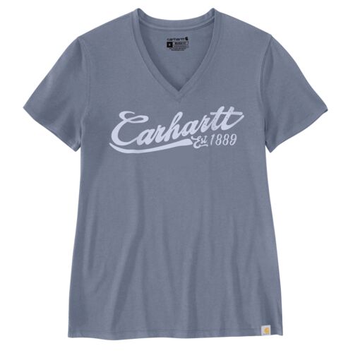 Women's TENCEL Fiber Series Relaxed Fit Graphic V-Neck Short-Sleeve T-Shirt