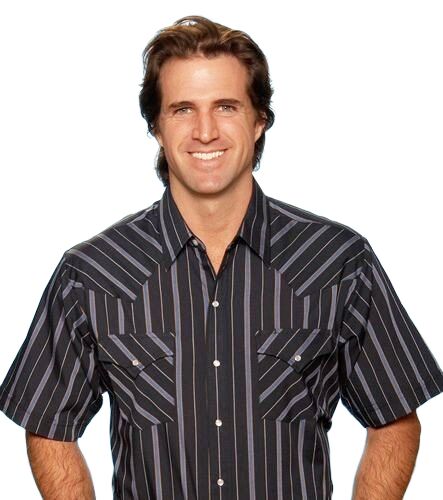 Men's Western Short-Sleeve Shirt in Assorted Plaids