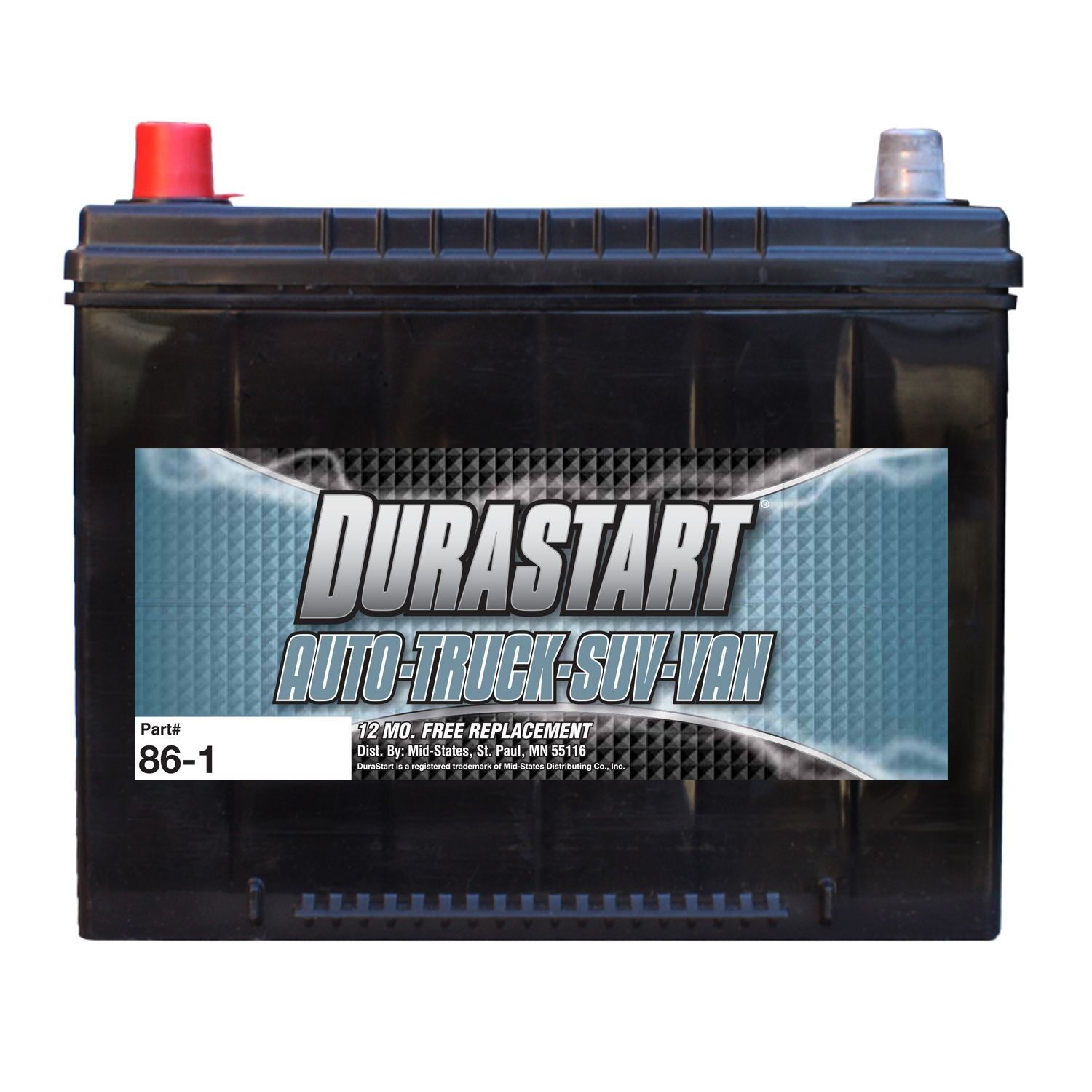 DuraStart 60 Month 12 Volt 630 CCA Auto Battery 86CS