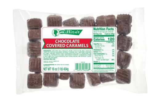 Chocolate Covered Caramels - 16 Oz