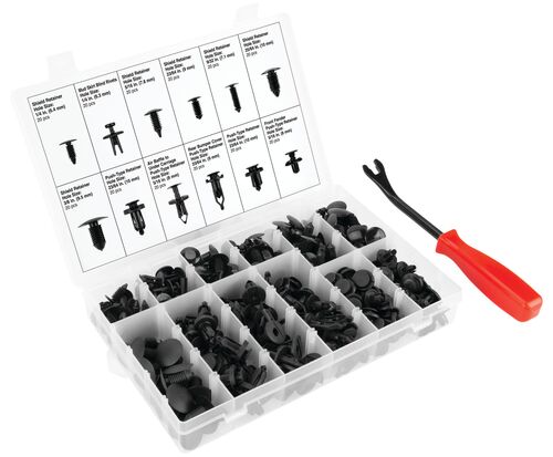 Push Pin Retainer Assortment - 240 Piece