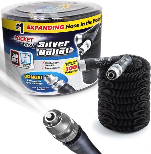 Silver Bullet Expandable Garden Hose
