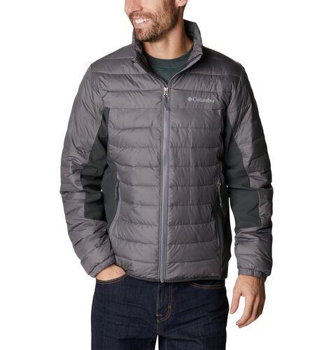 Men’s Powder Lite Hybrid Jacket in City Grey