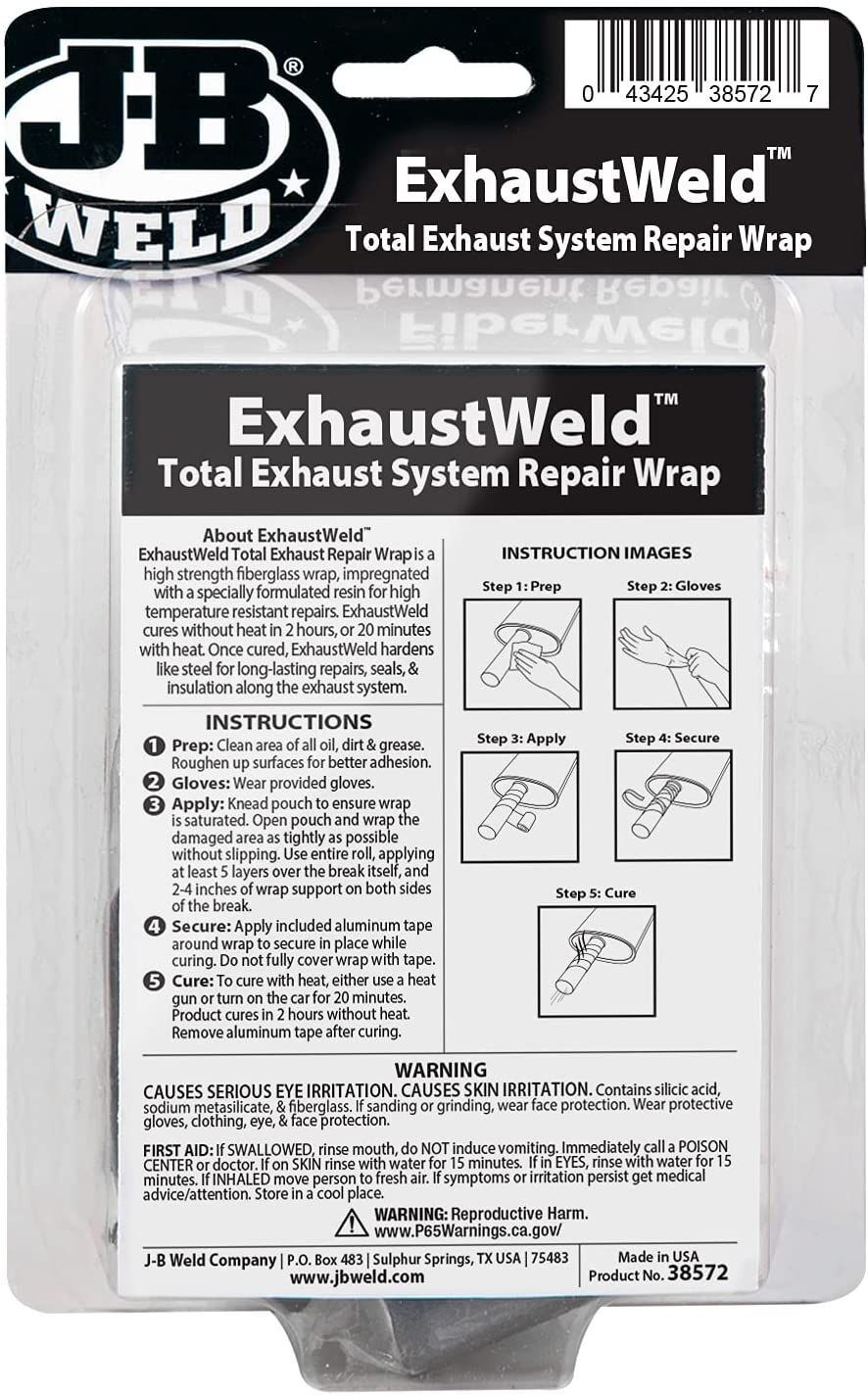 J-B Weld ExhaustWeld Fiberglass Wrap - 2" x 72"