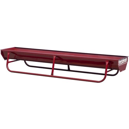 10' All Metal Utility Bunk Feeder in Red