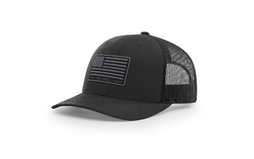 Youth Black Out Flag Hat