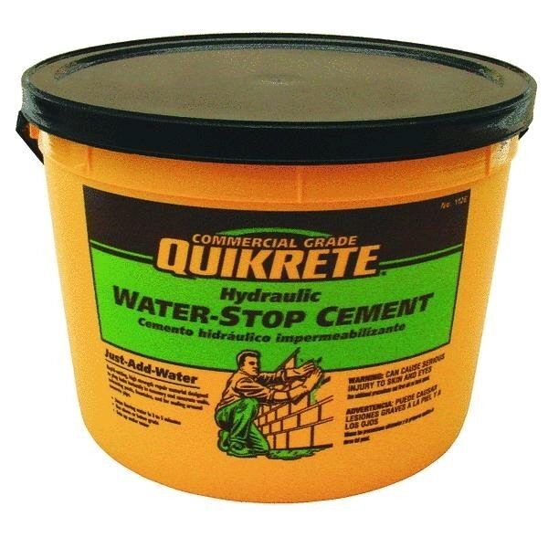 QUIKRETE Hydraulic Water Stop Cement 10 Lb Pail