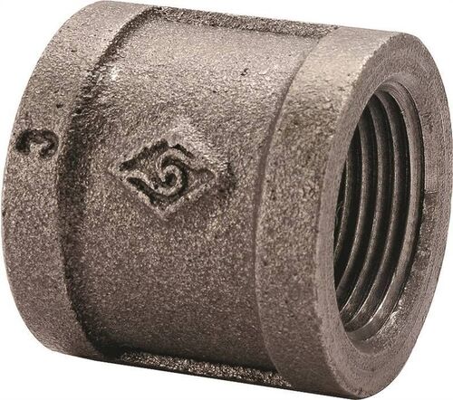 3/4" Threaded Black Oxide Pipe Coupling