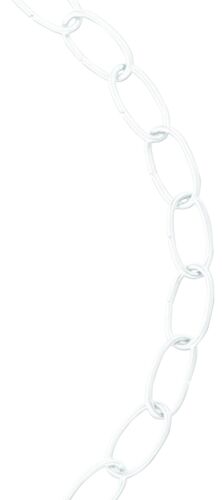 Decoration Chain in White #10 - (Sold by the Foot)