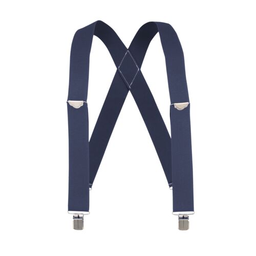 2" Clip-On Casual Suspender in Navy Blue