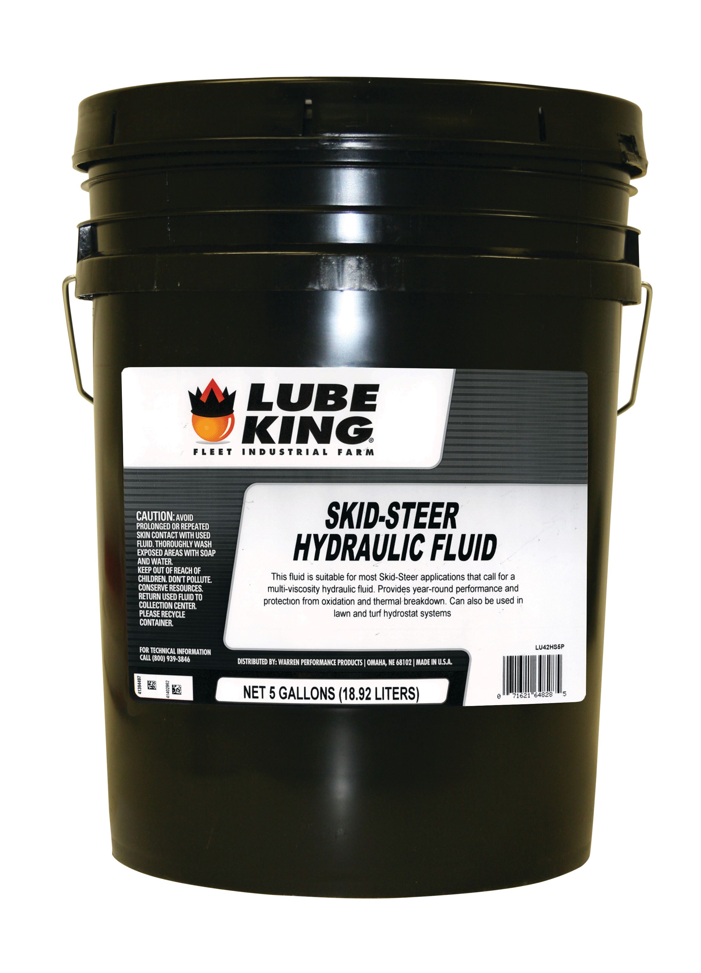 Dls Oil Lube King Skid-Steer Hydraulic Fluid - 5 Gallon