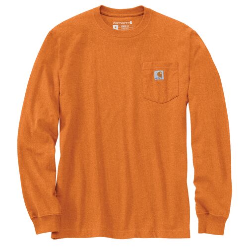 Men's Loose Fit Heavyweight Long-Sleeve Pocket T-Shirt