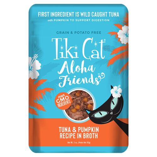 Aloha Friends Tuna & Pumpkin-Flavored Cat Food - 3 oz