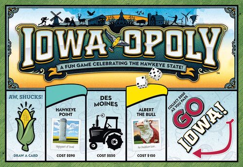 Iowa-Opoly Board Game