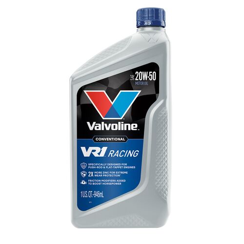 20W-50 VR1 High Performance High Zinc Motor Oil - 1 Quart
