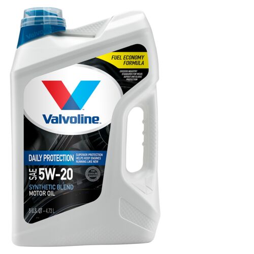5W-20 Daily Protection Synthetic Blend Motor Oil - 5 Quart