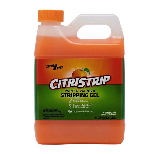 Citristrip 1 Quart Safer Paint and Varnish Stripping Gel