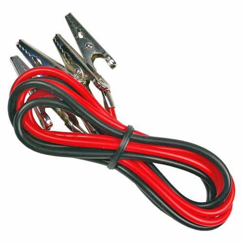 30" Red & Black Test Leads with Alligator Clip