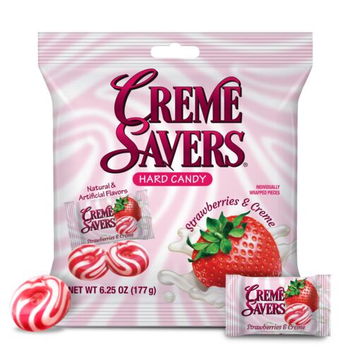 Strawberries & Creme Hard Candy