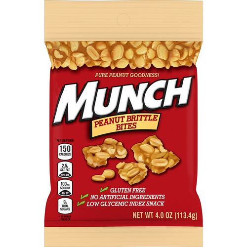 Munch Peanut Brittle Bites - 4 oz Bag