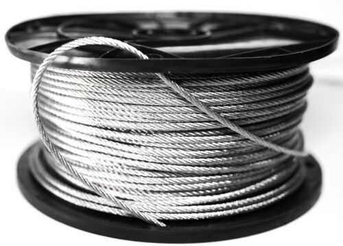 Galvanized Steel Cable 7x7 - (Sold by the Foot)