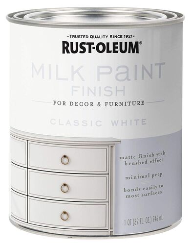 1 Quart Classic White Finish Milk Paint